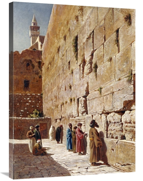 Global Gallery GCS-268471-36-142 36 in. At the Wailing Wall Art Print 