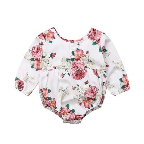 Newest Style Newborn Baby Girls Floral Spring