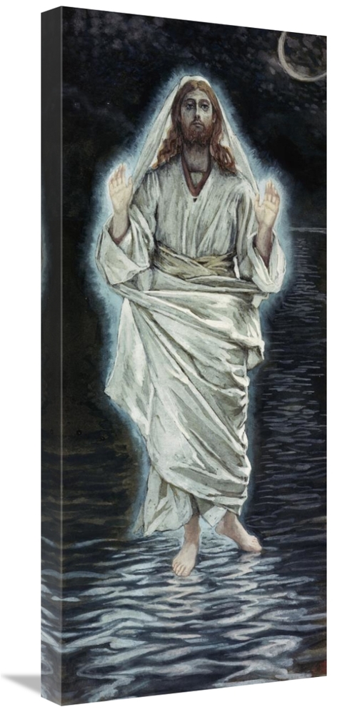 Global Gallery GCS-282917-30-142 30 in. Jesus Walking on the Sea Art P