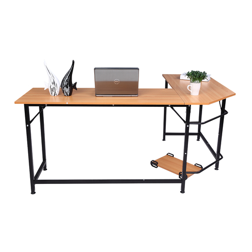 L-Shaped Corner Desktop Home Office Computer Desk