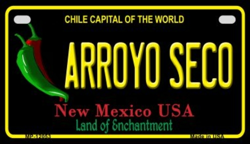 Smart Blonde MP-12053 7 x 4 in. Arroyo Seco Black New Mexico Novelty M