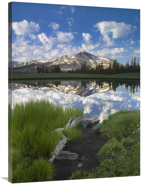 Global Gallery GCS-452124-3040-142 30 x 40 in. Mammoth Peak Reflected 