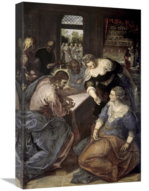 Global Gallery GCS-280187-22-142 22 in. Christ in the House of Mary & 