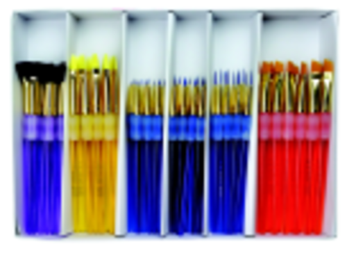 Royal Brush Big Kids Choice Synthetic Fiber Specialty Brush Set - Asso