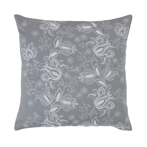 YLS Y00361 Decorative Embroidered Pillow - Vista Grey