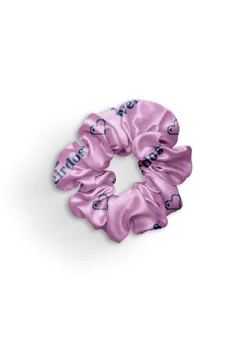 Recycled Purple Logo Scrunchie