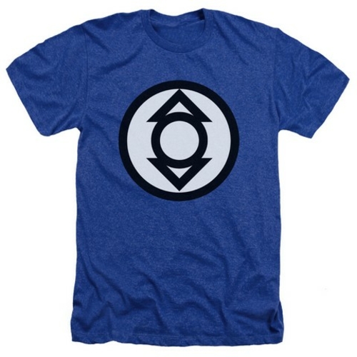 Green Lantern-Indigo Tribe Adult Heather Tee, Royal - Large