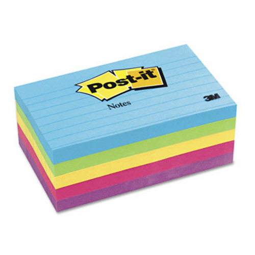 Sticky note Notes 635-5AU Ultra Color Notes- 3 x 5- Five Colors- 5 100