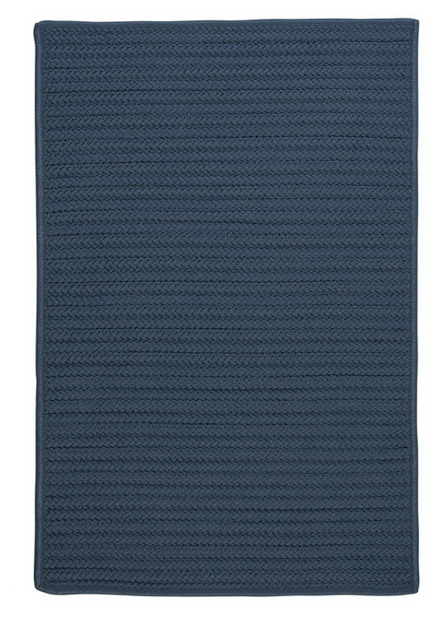 Colonial Mills Rug H041R024X144S Simply Home Solid - Lake Blue 2 ft. x