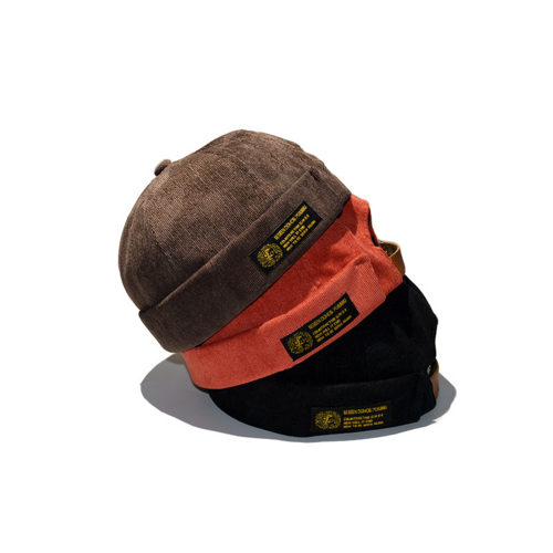 Main Vintage Docker Cap Brimless Hat image