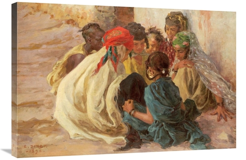 Global Gallery GCS-266226-36-142 36 in. Arab Children Playing Art Prin