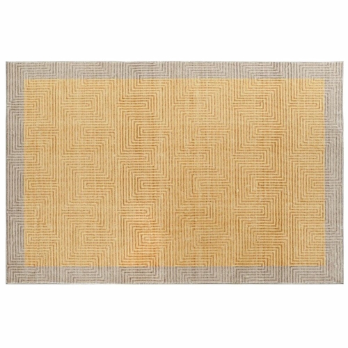 Carpet DKD Home Decor Yellow 200 x 290 x 0,7 cm