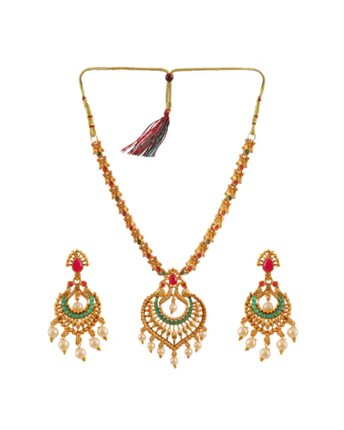 Artificial Designer Gold Plated Premium Jewellery Set For Women