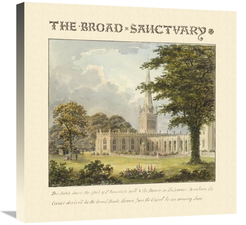 Global Gallery GCS-453925-2424-142 24 x 24 in. The Broad Sanctuary&#44