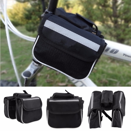 Package Bicycle Cycling Frame Pannier Saddle Front