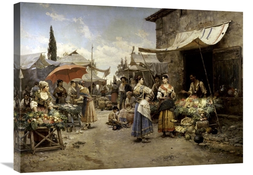 Global Gallery GCS-277394-30-142 30 in. Marketplace Art Print - Cesare