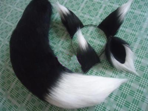 Handmade Plush Fox Tail Cat Ears Fox Ears Hairpin