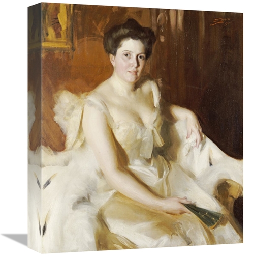 Global Gallery GCS-267611-16-142 16 in. Portrait of Mrs De Ver Warner 