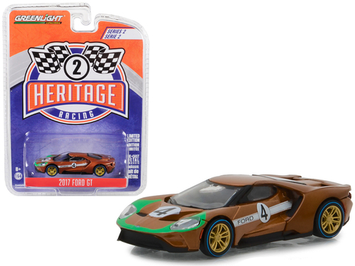 2017 Ford GT #4 Tribute to 1966 Ford GT40 Mk II Brown \Ford Racing