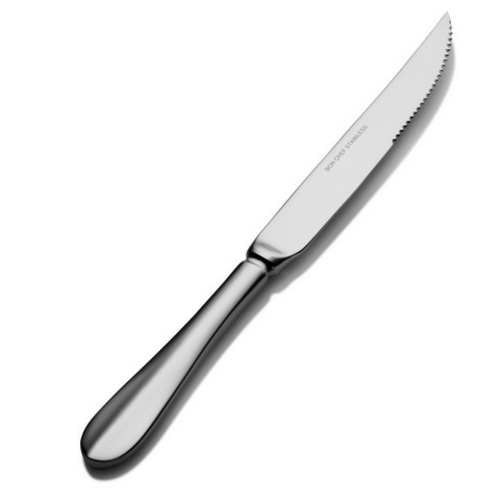 Bon Chef S1115 Chambers Euro Solid Handle Steak Knife, Pack of 12