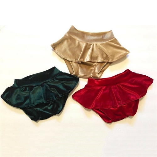 Infant Baby Girl Lovely Velvet Shorts Newborn Kids