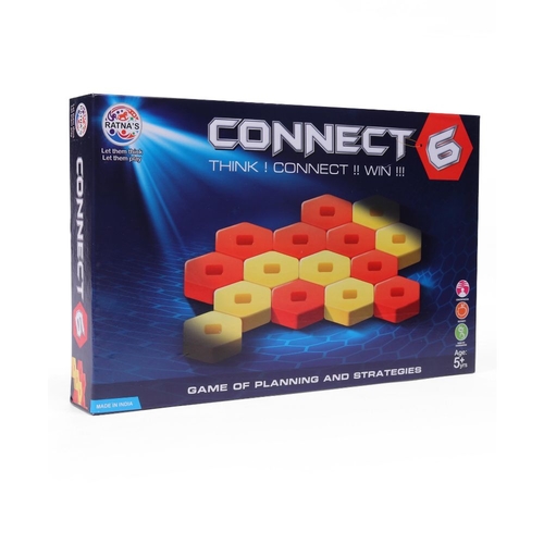 Connect 6 Board Game-Red Yellow