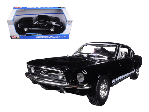 1967 Ford Mustang GTA Fastback Black \Special Edition\" 1/18 Diecast
