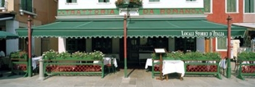 Facade of a restaurant  Burano  Venice  Veneto  Italy Poster Print by 