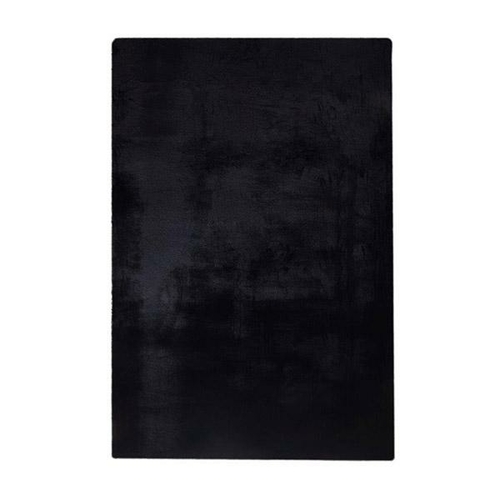 Pony Rectangle Black Polyester Rug