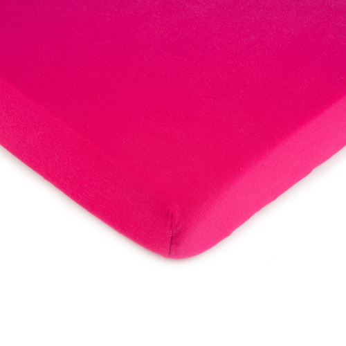 SheetWorld Fitted Cradle Sheet - 100% Cotton Jersey - Hot Pink, Made