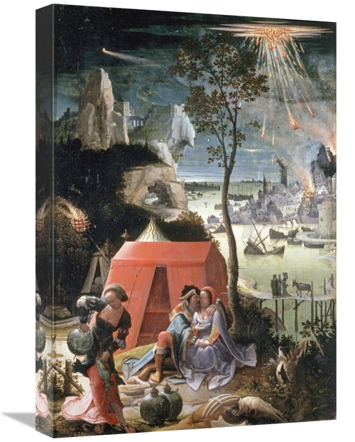 Global Gallery GCS-281330-22-142 22 in. Lot & His Daughters Art Print 