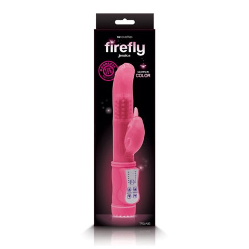 Firefly Jessica Rotating Dolphin Vibrator Pink