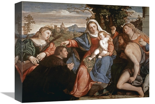 Global Gallery GCS-279312-16-142 16 in. Sacre Conversazione Art Print 