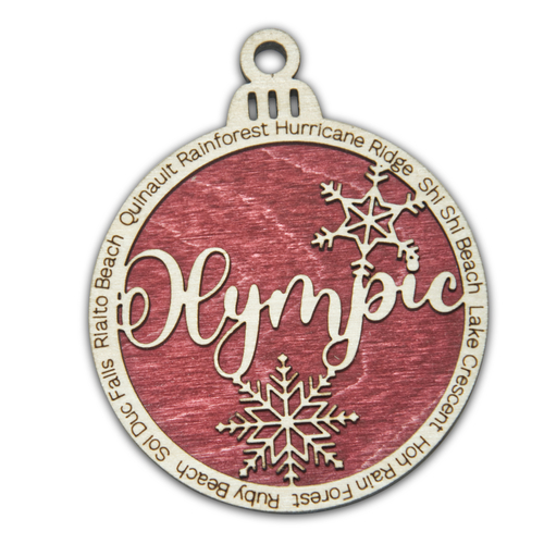 Olympic National Park Christmas Ornament