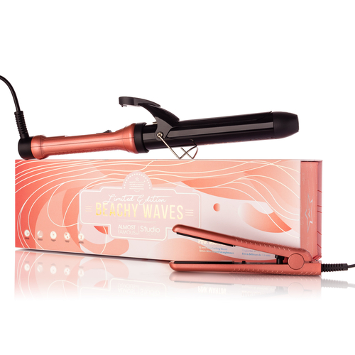 Almost Famous Beach Wave Babe Set with Curling Wand & Mini ToGo 