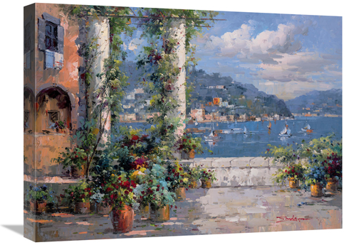 Global Gallery GCS-124200-1824-142 18 x 24 in. Hillside VIew II Art Pr