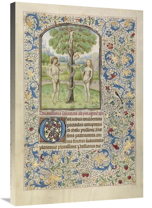 Global Gallery GCS-454748-2436-142 24 x 36 in. Adam & Eve Eating the F