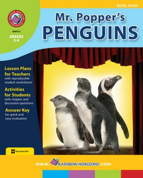 Rainbow Horizons JSLA37 Mr. Poppers Penguins - Novel Study - Grade 5 t