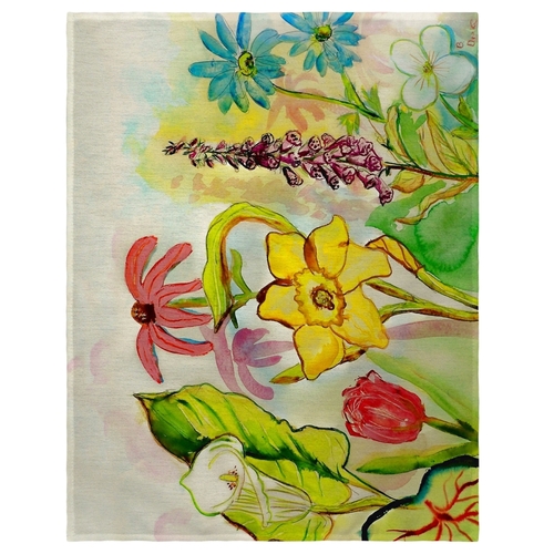 Betsy Drake PM060 14 x 18 in. Betsys Garden Place Mat - Set of 4