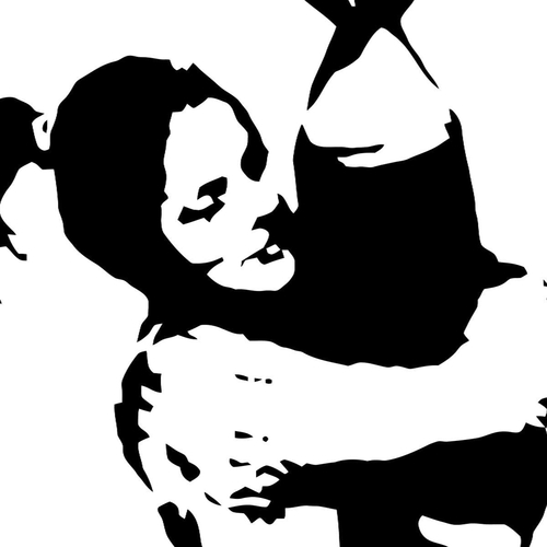 Banksy Bomb Hugger Canvas Print or Poster
