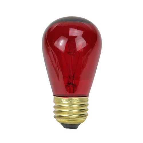 Northlight 32822271 Incandescent S14 Red Christmas Replacement Bulbs -