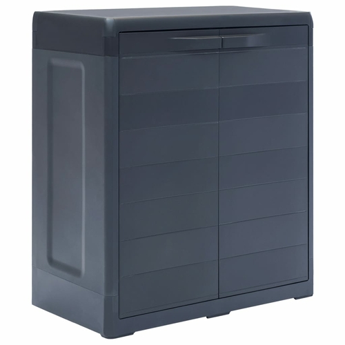 Garden Storage Cabinet XL 30.7"x18.1"x37" Plastic