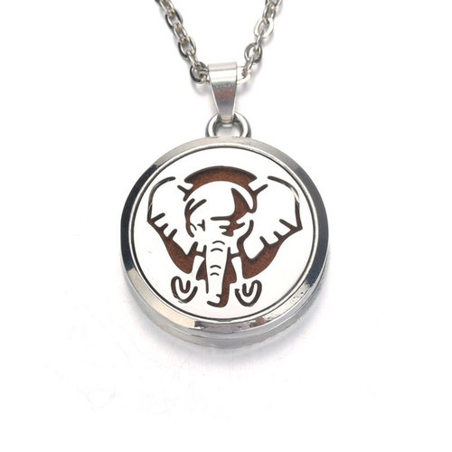 Creative Elephant Aroma Diffuser Necklace Perfume