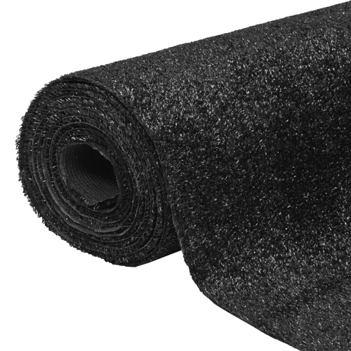 Artificial Grass 39.4"x196.9"/0.2"-0.4" Black