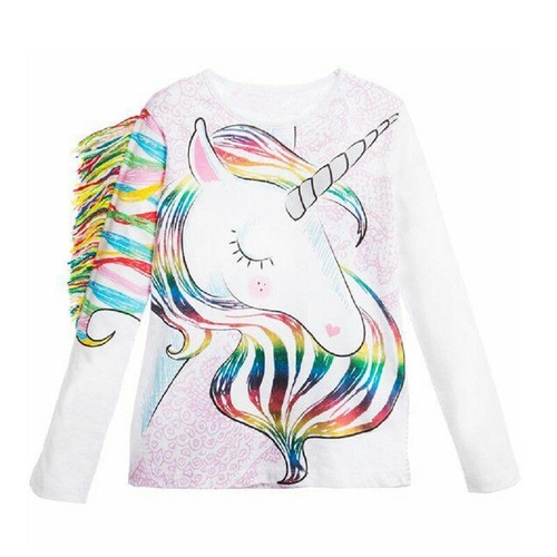 2018 New Arrival Toddler Kids Girls Unicorn Long