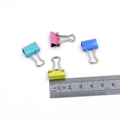 60PCS Colorful Metal Binder Clips Paper Clip