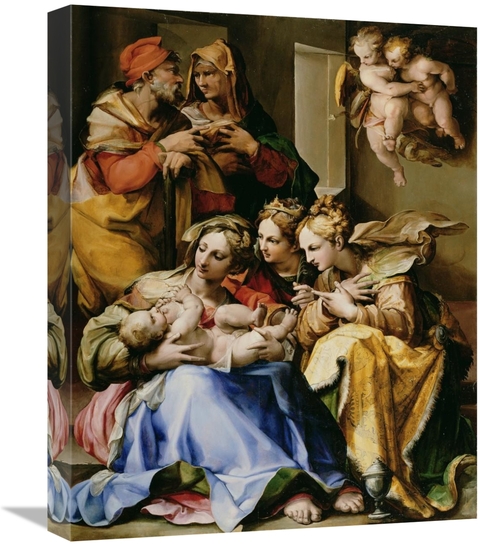 Global Gallery GCS-456167-1620-142 16 x 20 in. Holy Family with Saints