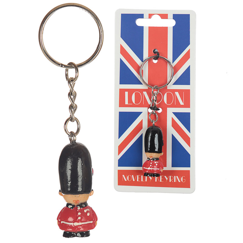 Fun Novelty London Guardsman Bus Keyring