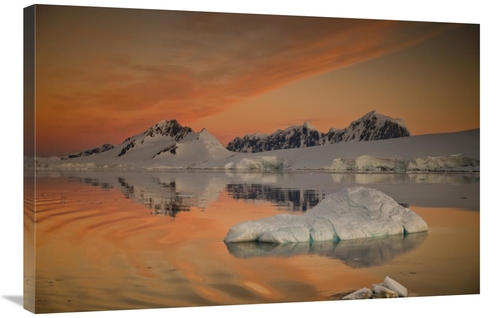 Global Gallery GCS-397769-2436-142 24 x 36 in. Peaks At Sunset, Wi