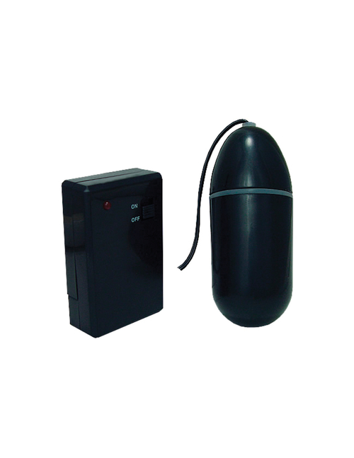 Waterproof Remote Control Bullet - Black